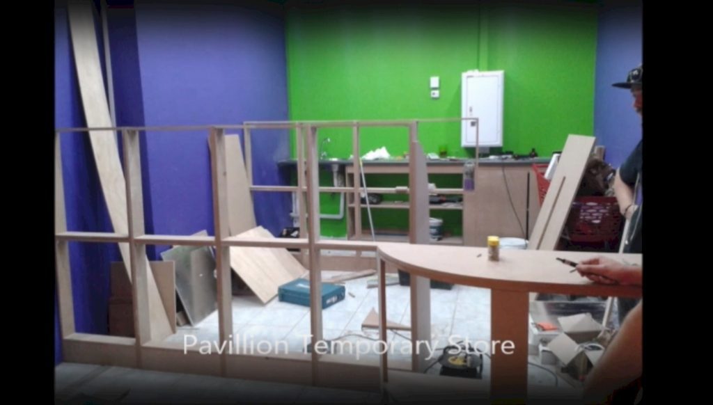 work building a tattoo shop